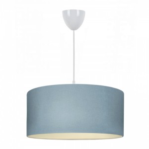 Φωτιστικό οροφής Monahan υφασμάτινο χρώμα μπλε 38x20x70εκ.
