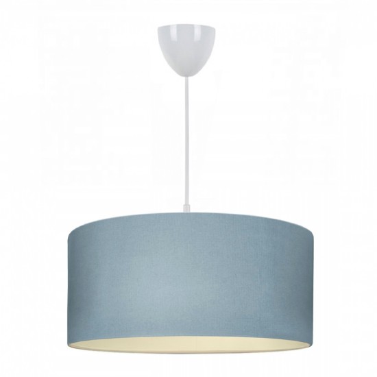Φωτιστικό οροφής Monahan υφασμάτινο χρώμα μπλε 38x20x70εκ.
