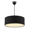 Φωτιστικό οροφής Monahan υφασμάτινο χρώμα μαύρο 38x21x70εκ.