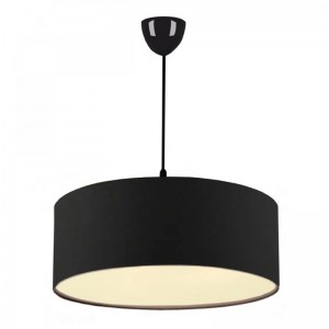 Φωτιστικό οροφής Monahan υφασμάτινο χρώμα μαύρο 38x21x70εκ.