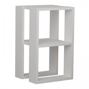 Κομοδίνο - τραπεζάκι βοηθητικό Tristan χρώμα λευκό 34x30x55εκ.