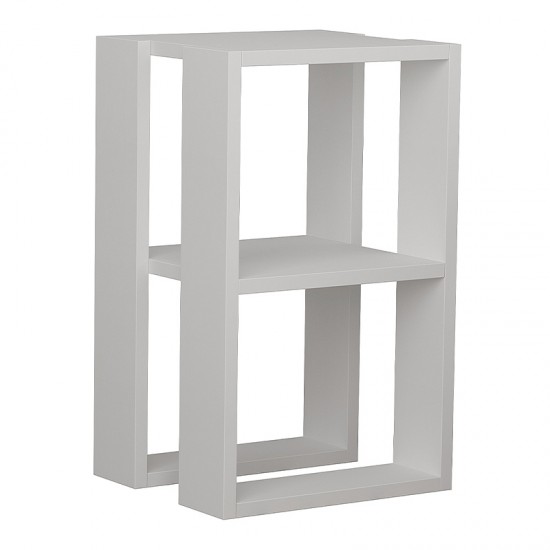 Κομοδίνο - τραπεζάκι βοηθητικό Tristan χρώμα λευκό 34x30x55εκ.