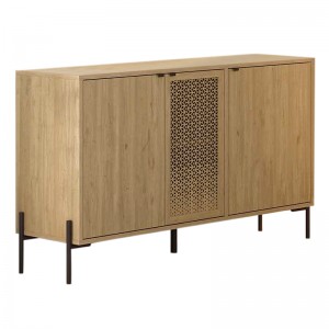 Μπουφές Naive χρώμα sapphire oak 126x40x80εκ.