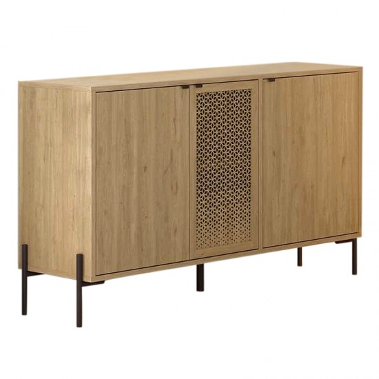 Μπουφές Naive χρώμα sapphire oak 126x40x80εκ.