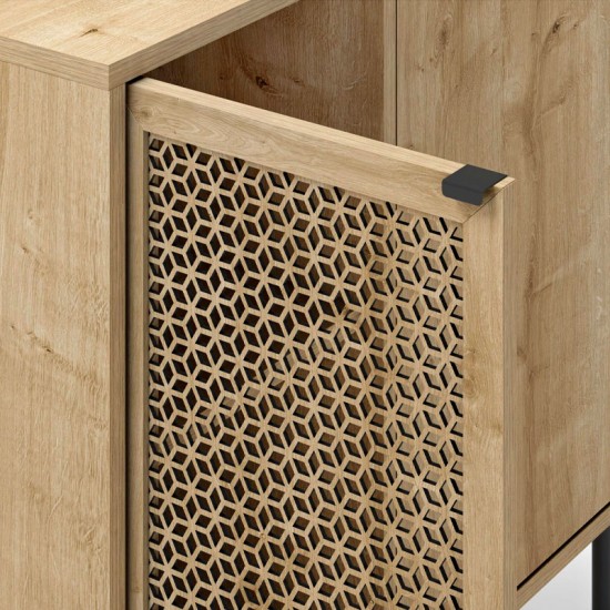 Μπουφές Naive χρώμα sapphire oak 80x40x80εκ.