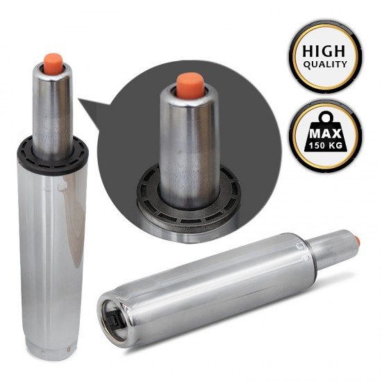 Αμορτισέρ καρέκλας γραφείου Class-4 υψηλών αντοχών έως 150kg χρώμα ασημί 25 - 35εκ.