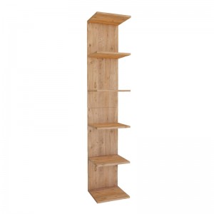 Βιβλιοθήκη - Ραφιέρα τοίχου μελαμίνης Ogden χρώμα pine oak 34,5x30x180εκ.