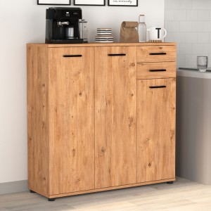 Παπουτσοθήκη - ντουλάπι Polly χρώμα pine oak 108x35x108εκ.