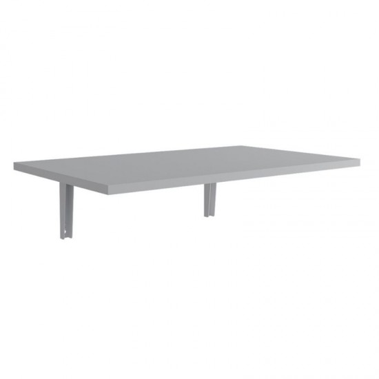 Τραπέζι κουζίνας - Γραφείο επιτοίχιο πτυσσόμενο Ravan χρώμα λευκό 72x45εκ.