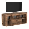 Έπιπλο τηλεόρασης Midili χρώμα καπνιστή καρυδιά 135x42x60,7εκ.