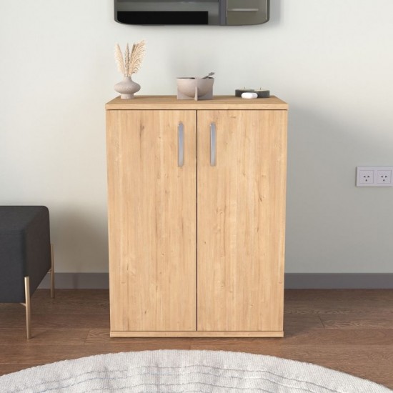 Παπουτσοθήκη - Ντουλάπι Manolo χρώμα sapphire oak 60x38x81,4εκ.