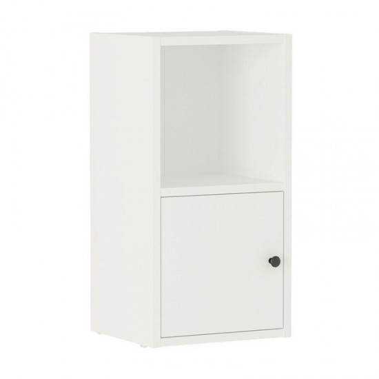 Κομοδίνο Vito χρώμα λευκό 34x30x66,4εκ.