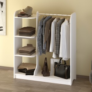 Έπιπλο εισόδου Rozesme χρώμα λευκό 120x40x135εκ.