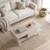 Τραπεζάκι σαλονιού Andros χρώμα travertine 90x54x39,6εκ. Τραπεζάκι σαλονιού Andros χρώμα travertine 90x54x39,6εκ.