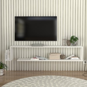 Έπιπλο τηλεόρασης επιτοίχιο Regnar χρώμα λευκό 