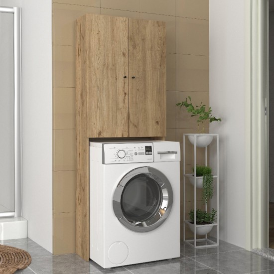 Έπιπλο πλυντηρίου Romme χρώμα sepet oak 65x27,1x180εκ.