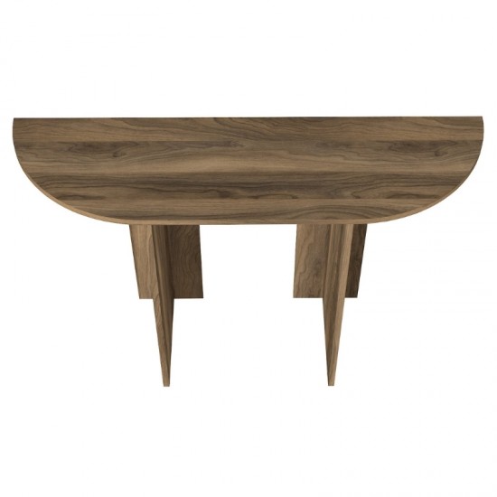 Κονσόλα Cortado χρώμα καρυδί 120x35x75εκ.