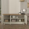 Μπουφές Bohema χρώμα ivory - sepet oak 180x47x76,6εκ.