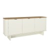 Μπουφές Bohema χρώμα ivory - sepet oak 180x47x76,6εκ.
