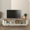 Έπιπλο τηλεόρασης Bohema χρώμα ivory - sepet oak 180x47x45,6εκ.
