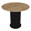 Τραπέζι Bohema \χρώμα μαύρο - sepet oak Ø90x77,7εκ.