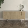 Μπουφές Rebel χρώμα rota oak - sandstone 150x45x76,5εκ.