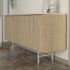 Μπουφές Rebel χρώμα rota oak - sandstone 150x45x76,5εκ.