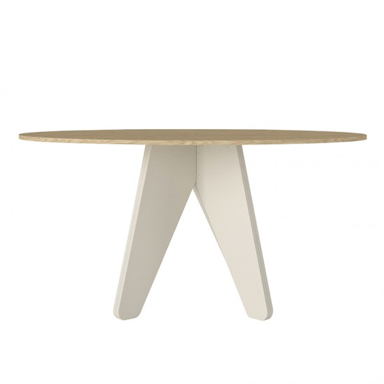 Τραπέζι Rebel χρώμα rota oak - sandstone 150x90x75εκ.