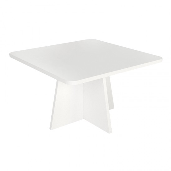Τραπεζάκι σαλονιού Sugar χρώμα λευκό 60x60x36,8εκ.
