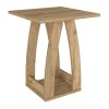 Τραπεζάκι βοηθητικό - Κομοδίνο Deros χρώμα sepet oak 45x45x56εκ.