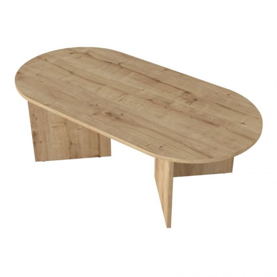 Τραπεζάκι σαλονιού Cortado χρώμα sapphire oak 120x60x39,6εκ.