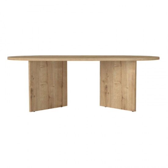 Τραπεζάκι σαλονιού Cortado χρώμα sapphire oak 120x60x39,6εκ.