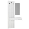 Έπιπλο εισόδου Elois  χρώμα λευκό 96,6x26,8x195,5εκ.