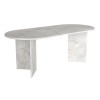 Τραπέζι Cortado χρώμα λευκό εφέ μαρμάρου 200x90x74εκ.