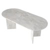 Τραπέζι Cortado χρώμα λευκό εφέ μαρμάρου 200x90x74εκ.