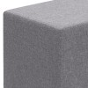 Σκαμπώ Linda υφασμάτινο χρώμα γκρι 40x40x40εκ.
