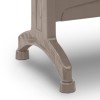 Τραπέζι πολυπροπυλενίου Callan χρώμα cappuccino 120x70x73εκ.