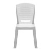 Καρέκλα πολυπροπυλενίου Tabia χρώμα λευκό 47x49x86εκ.