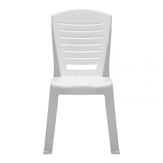 Καρέκλα πολυπροπυλενίου Tabia χρώμα λευκό 47x49x86εκ.