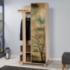 Έπιπλο εισόδου Soho χρώμα sonoma 90x36x194εκ. Έπιπλο εισόδου Soho χρώμα sonoma 90x36x194εκ.