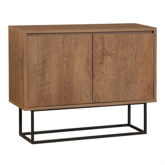 Κονσόλα - Μπουφές Amedeo από μελαμίνη χρώμα καρυδί 90x36x72εκ.