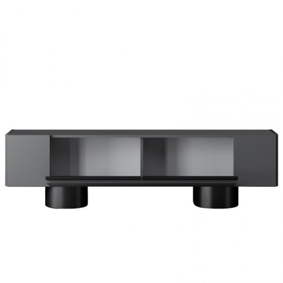 Έπιπλο τηλεόρασης Haven χρώμα ανθρακί 180x30x50εκ.