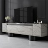 Έπιπλο τηλεόρασης Haven χρώμα travertine 180x30x50εκ.