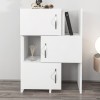 Ντουλάπι κουζίνας - μπάνιου Anna χρώμα λευκό 65x31,5x89,8εκ.