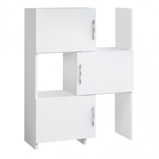 Ντουλάπι κουζίνας - μπάνιου Anna χρώμα λευκό 65x31,5x89,8εκ.