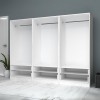 Ντουλάπα ρούχων Ricardo εξάφυλλη χρώμα λευκό 240x51,8x181εκ.