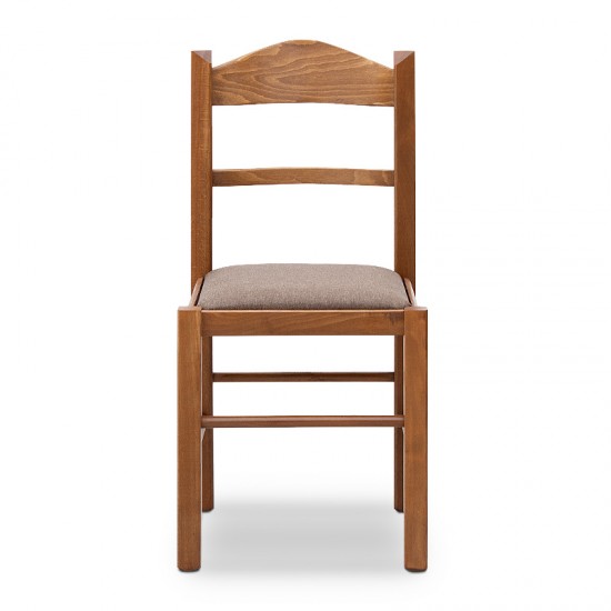 Σετ τραπεζαρίας Bergen-Virginia 5 τμχ μασίφ ξύλο-MDF με επεκτεινόμενο τραπέζι 120/150x68x77εκ.