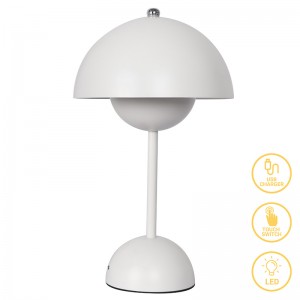 Επιτραπέζιο φωτιστικό Creative LED λευκό Φ18x30εκ