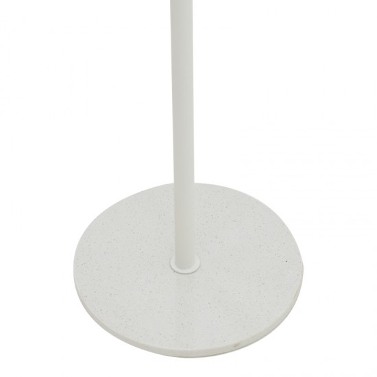 Καλόγερος Kroker λευκό μέταλλο 30x30x173εκ