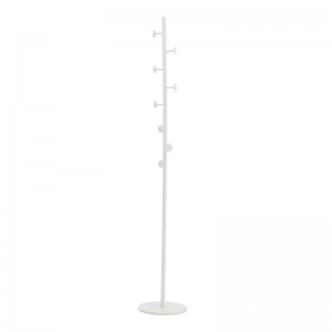 Καλόγερος Kroker λευκό μέταλλο 30x30x173εκ